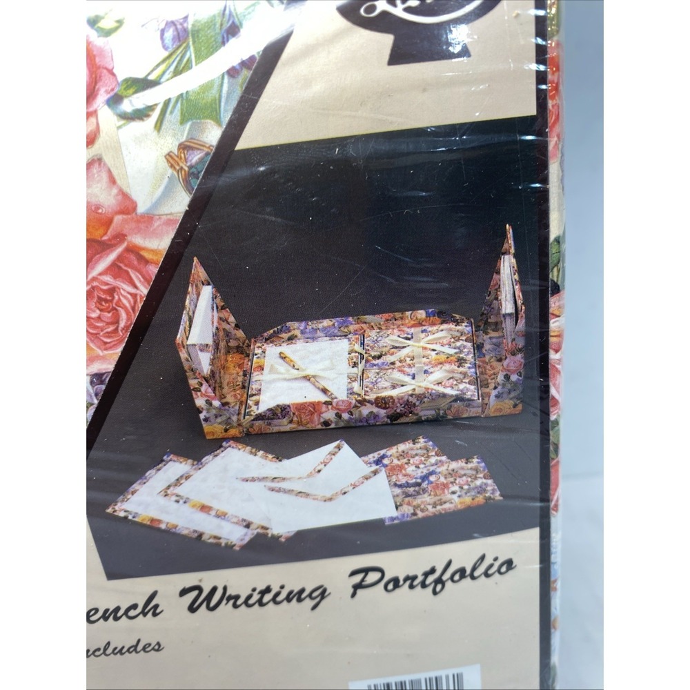 French Writing Portfolio Stationary Set By LaVie 89 Pcs Factory Sealed New Roses